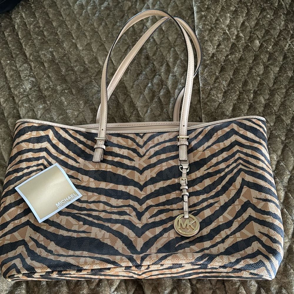 Michael Kors Tiger Print Tote